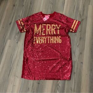 Simply Southern Sequin Christmas Dress Multiple Sizes NWT